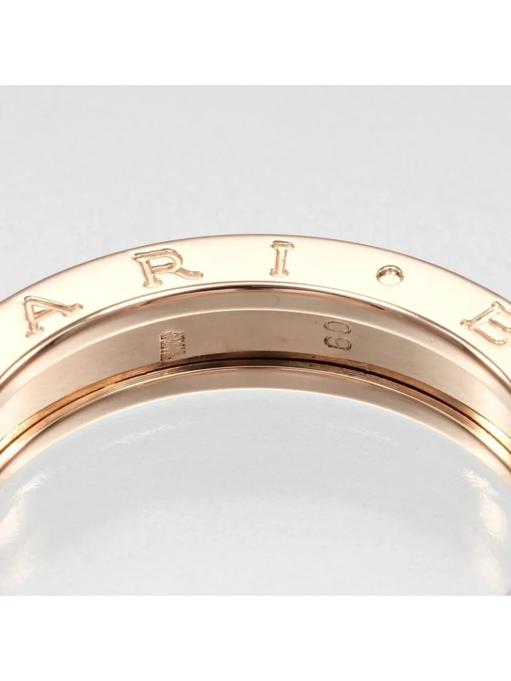 Bvlgari B.Zero1 XS 18K Pink Gold Ring 20